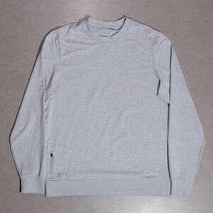 Vuori Ponto Performance Stretch Pullover Gray Sweatshirt Athleisure Men's Medium